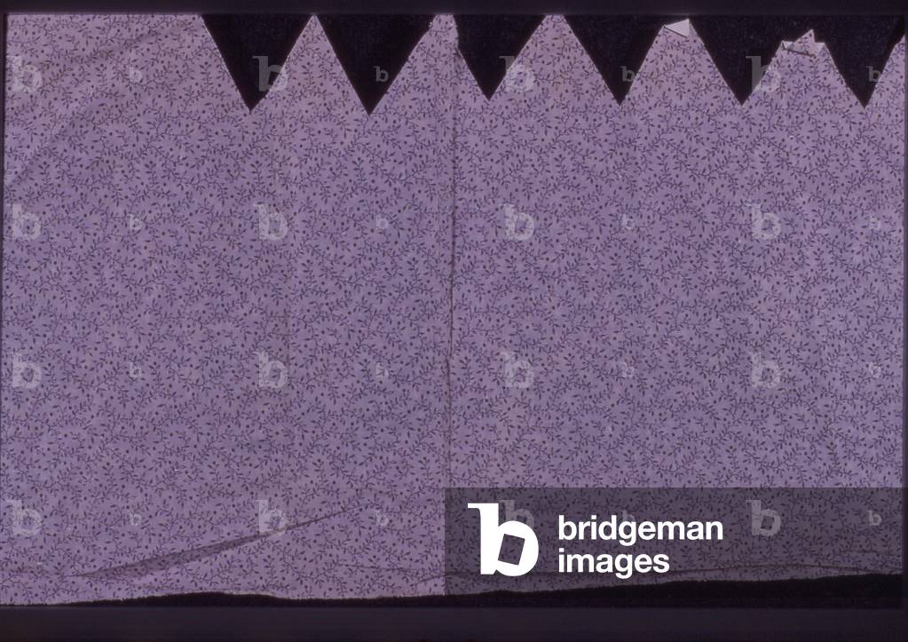 Printed Fabric, Hoyle's Purple (cotton)