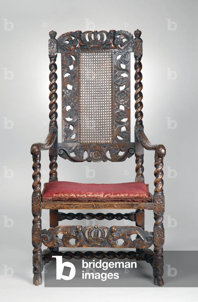 Armchair, c.1680 (walnut)