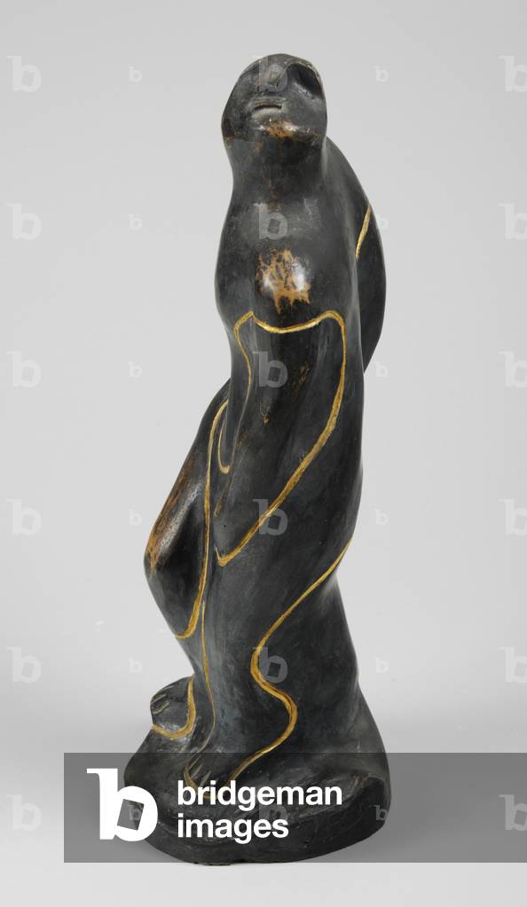 Man Looking to Heaven,1955 (pMan Looking to Heaven, 1955 (painted & gilded clay) (see also 876166)