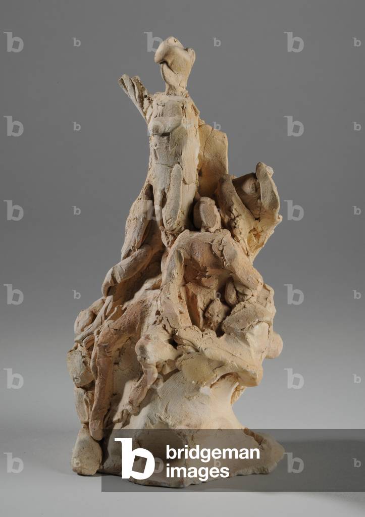 Maquette pour un groupe de figures (argile) par Thomas Mewburn Crook