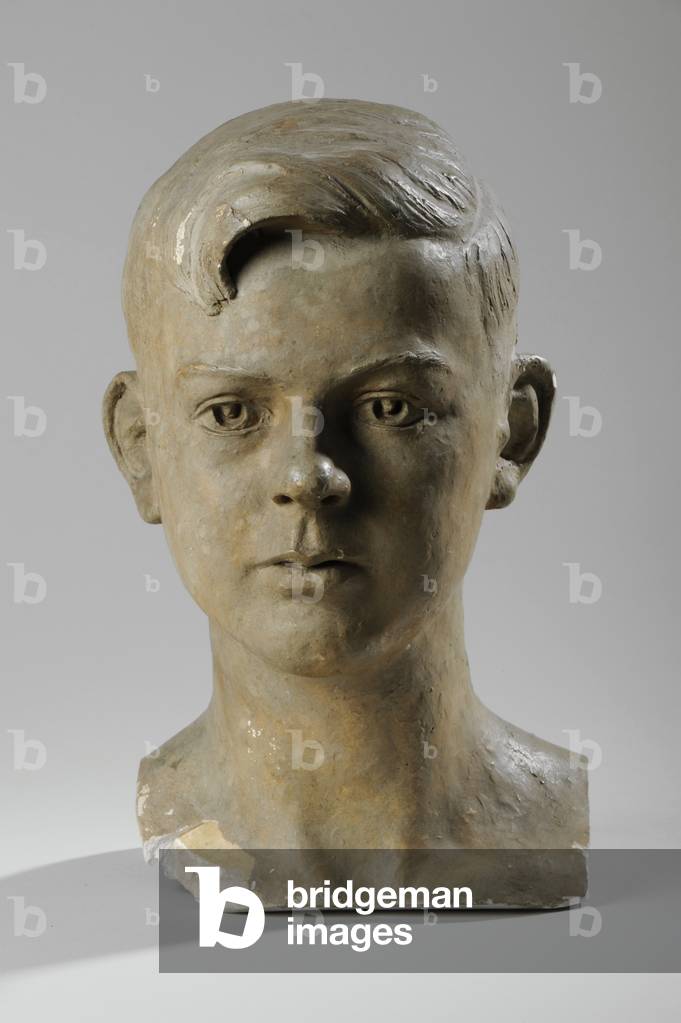Boy's Head, 1920s (patinated plaster) (see also 876259)