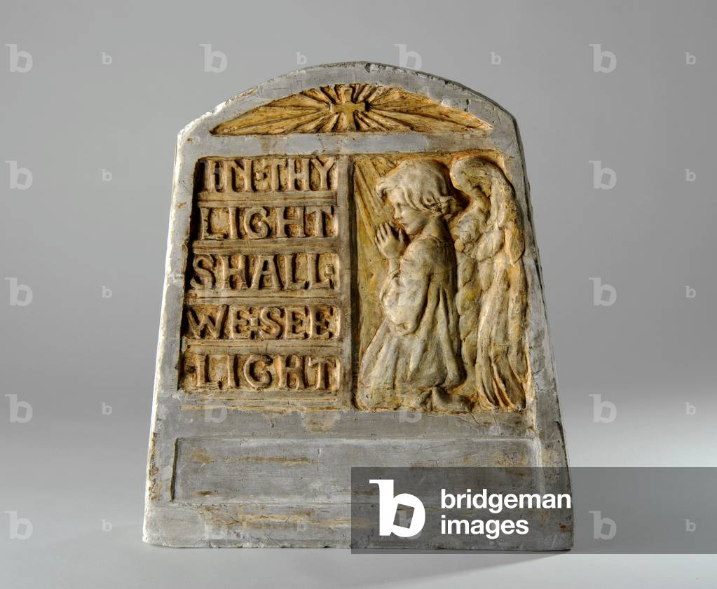 Maquette for a Child's Memorial, c.1920 (painted plaster)