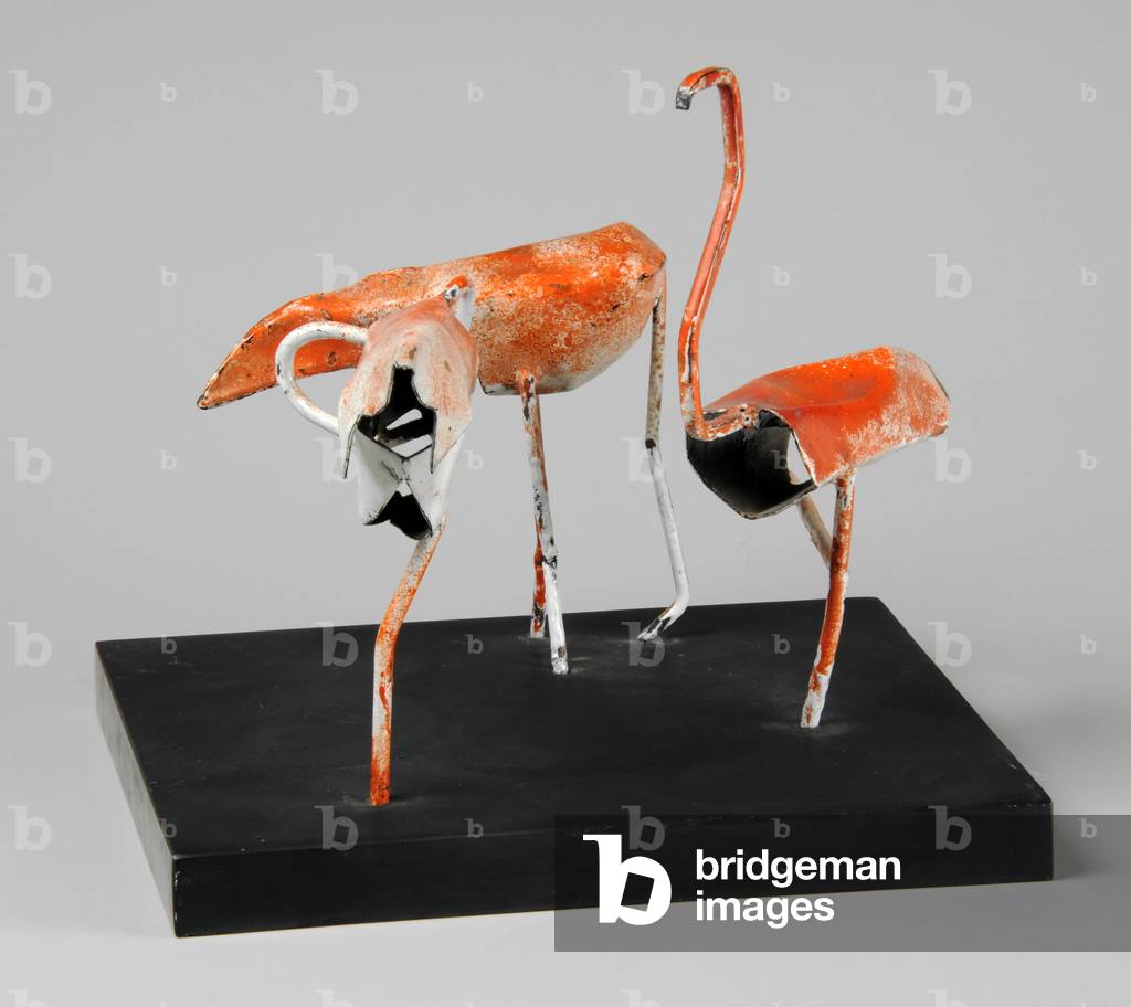 Flamingoes (enamelled metal) (see also 876211-2)