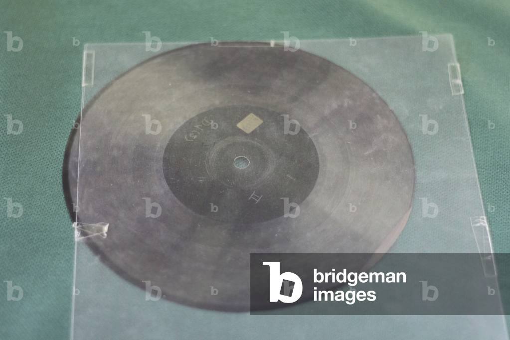 Used x-ray plate recut for recording