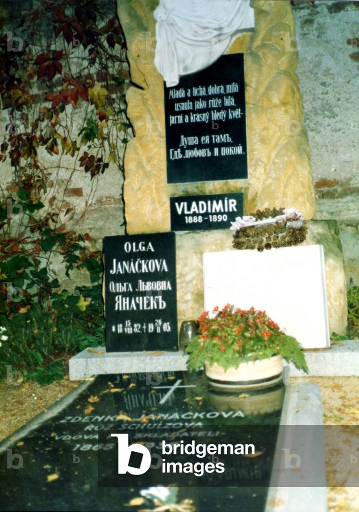 Grave of Janacek's