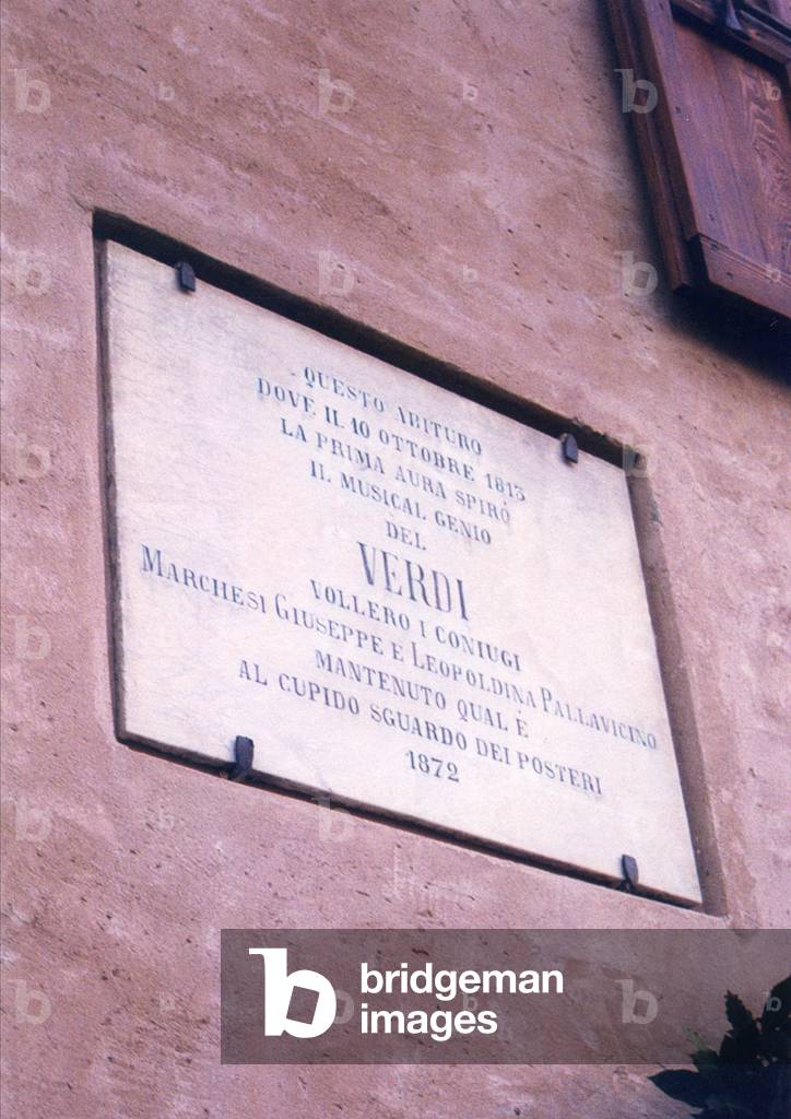 Verdi birthplace at Le
