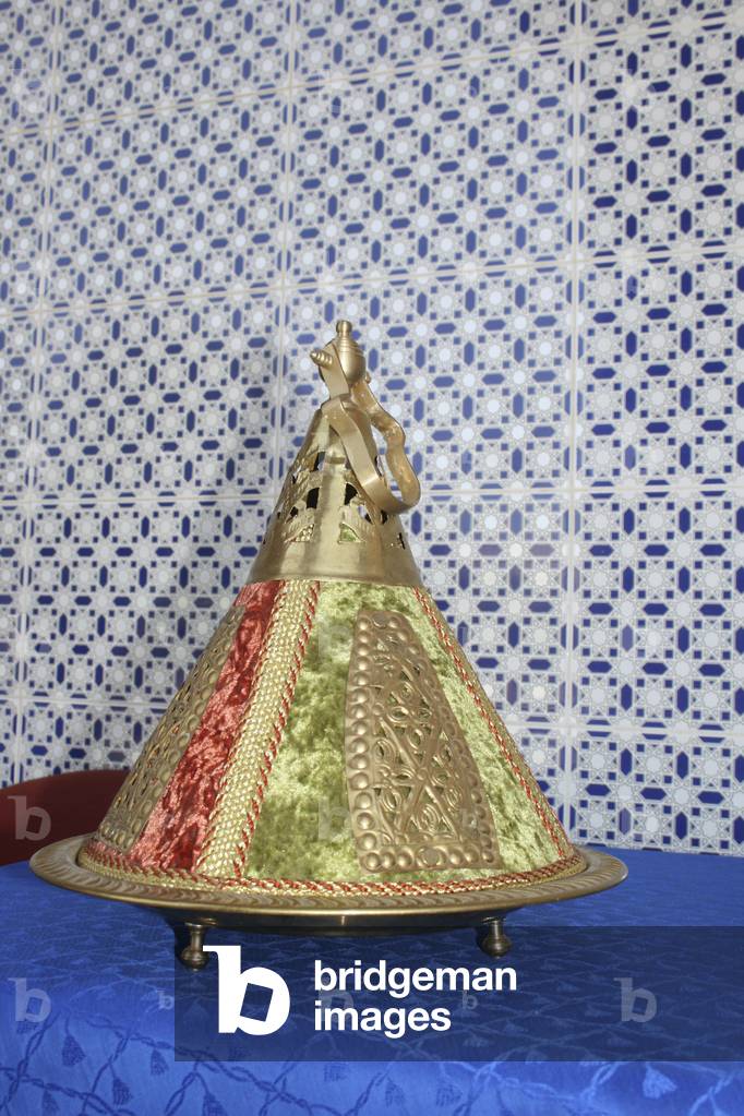 Decorative tagine for sale in Meknes, Morocco.