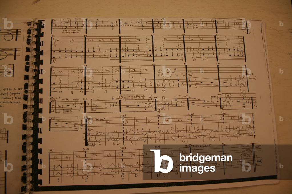 Score for Thierry de Mey' s ' Musique de Tables'