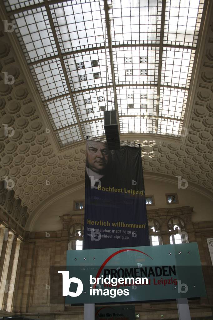 Poster for Bach Festival Leipzig.