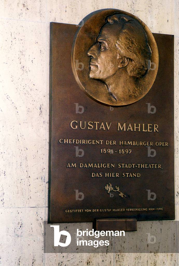 Gustav Mahler Plaque outside