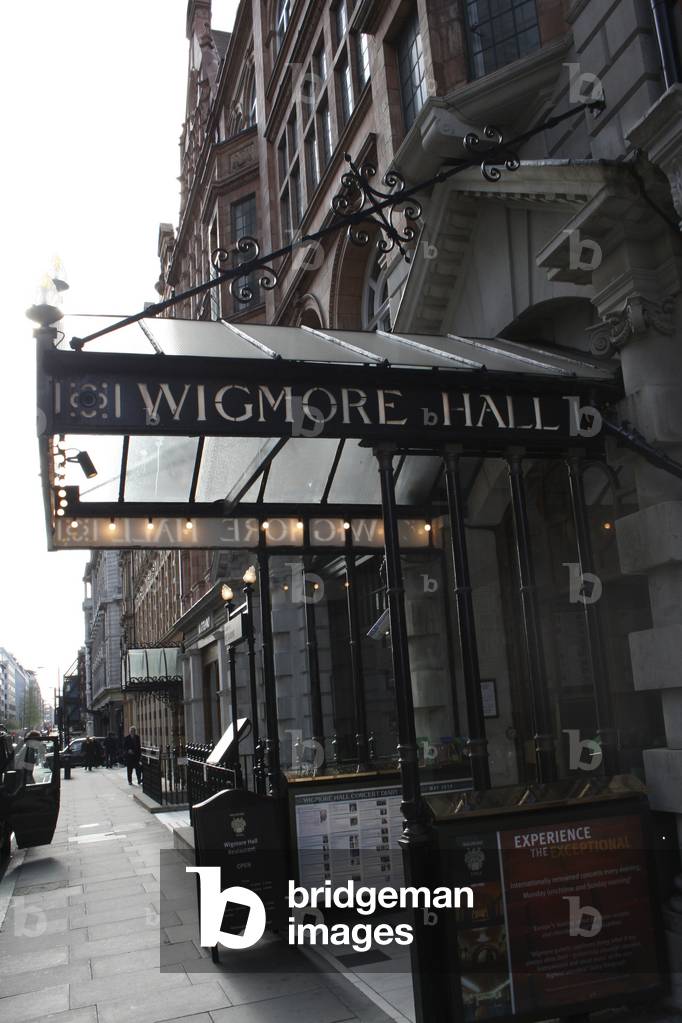 Wigmore Hall, London, UK . Exterior 2010.