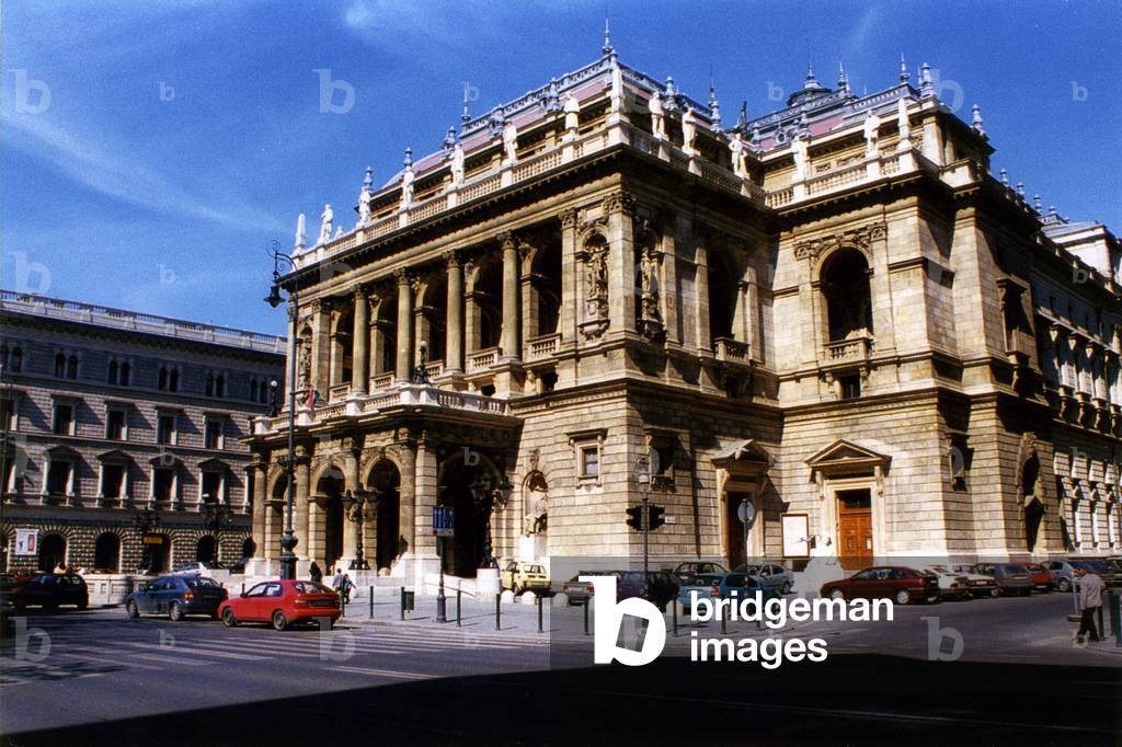 Budapest - entrance to Sofia Opera House.