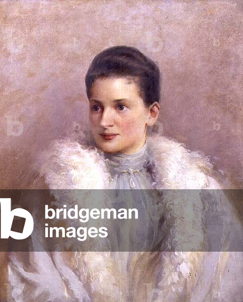 Portrait of Princess Wilhelmina Lobkowicz, c.1885 (oil on canvas)