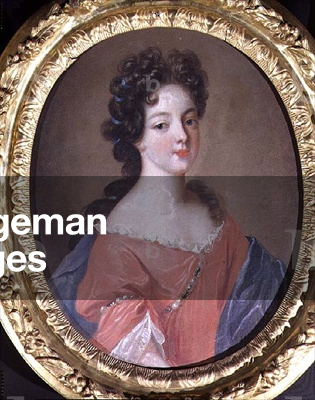 Portrait of a lady, said to be Anne Marie de Bourbon, Mlle de Blois (1666-1739) (oil on canvas)