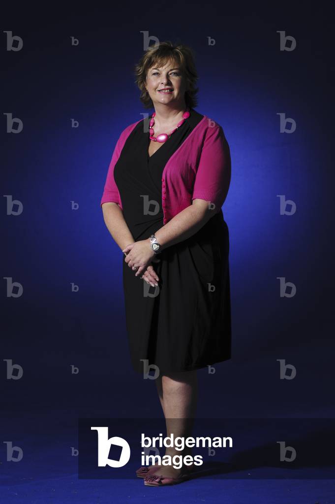 Scottish Culture Secretary Fiona Hyslop at the Edinburgh International Book Festival, 2013 (photo)