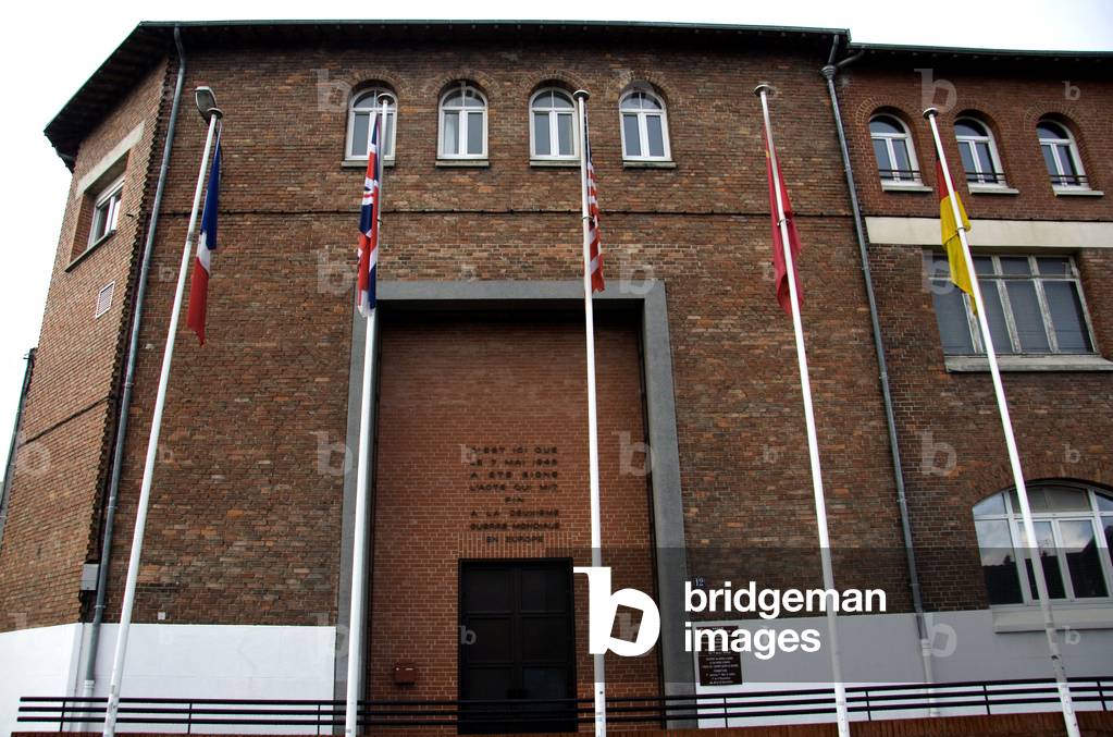 France, Champagne-Ardenne, Marne (51), Reims - Building where has been signed the Armistice of the Second World War (Second World War 1939-1945 or 39-45), on May, 7th 1945. Photography Florent Lamontagne
