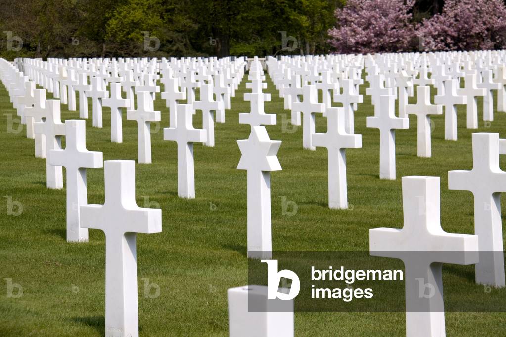 France, Lorraine province, Department of Vosges (88), Epinal. One of the most important american cemetery in France and in Europe following to the two world wars. Memorial, graves, buildings... keep the memory of the soldiers who died during these two conflicts. Photography Florent Lamontagne