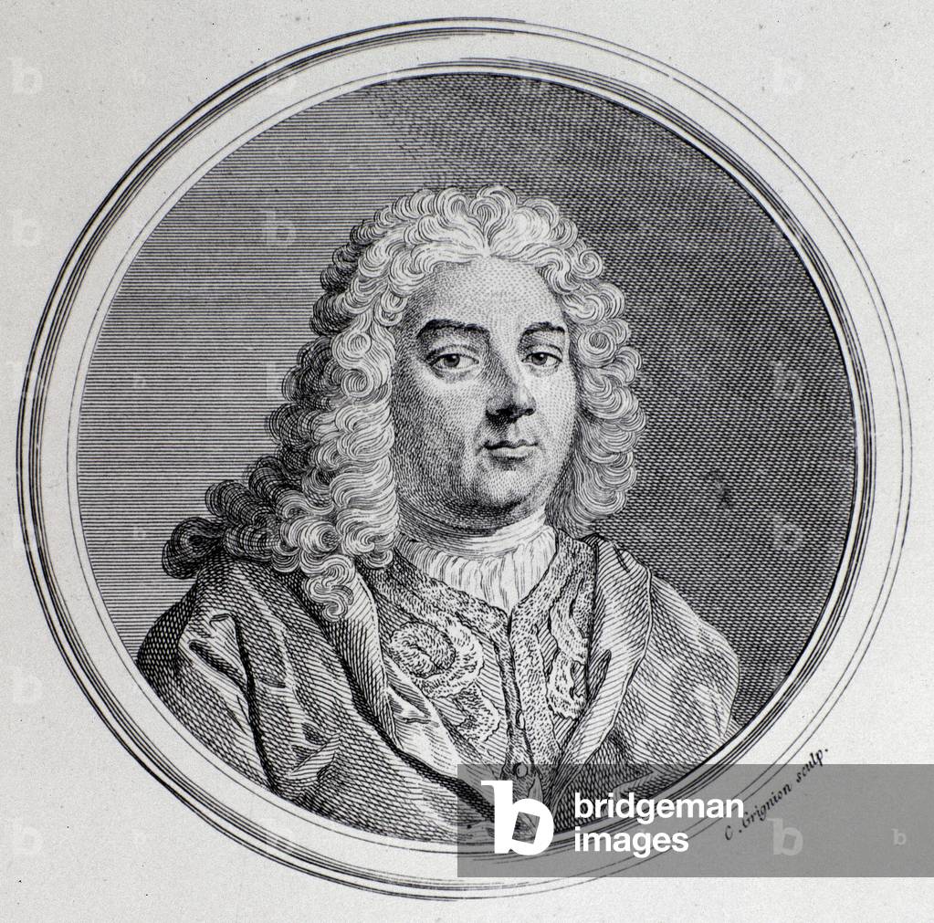 Portrait of Georg Friedrich Handel (engraving)