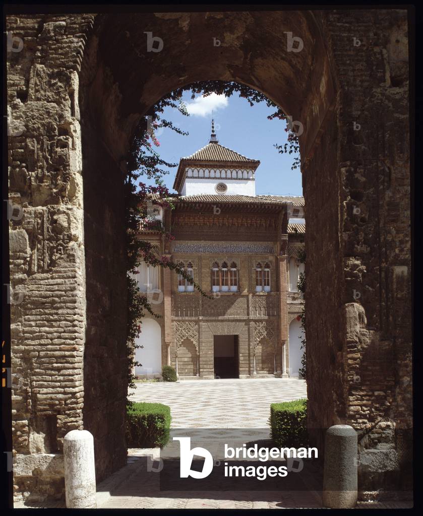 Mudejar art: view of palace of Peter the Cruel