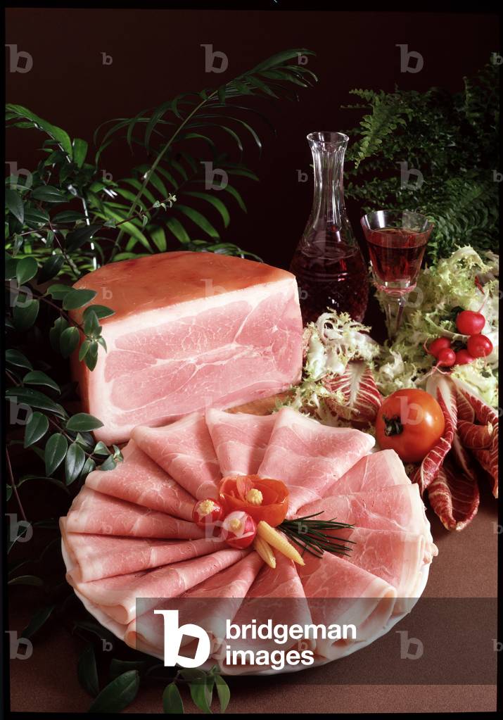 Food still life: ham (photography)