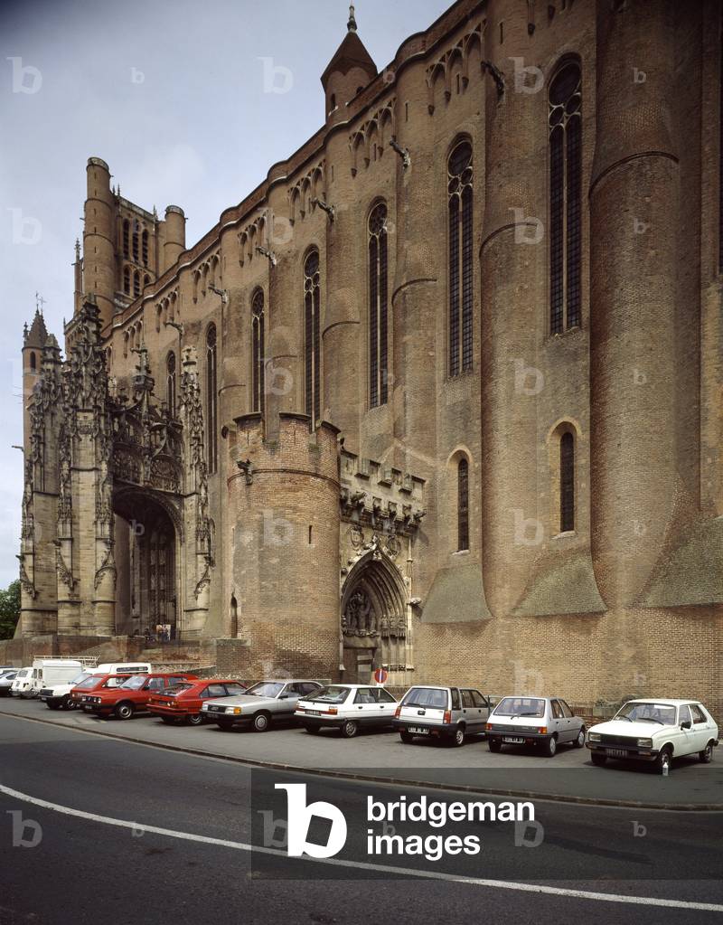 View of the side of the cathedra, 1282-1390 (restored in the 19th century) (photography)