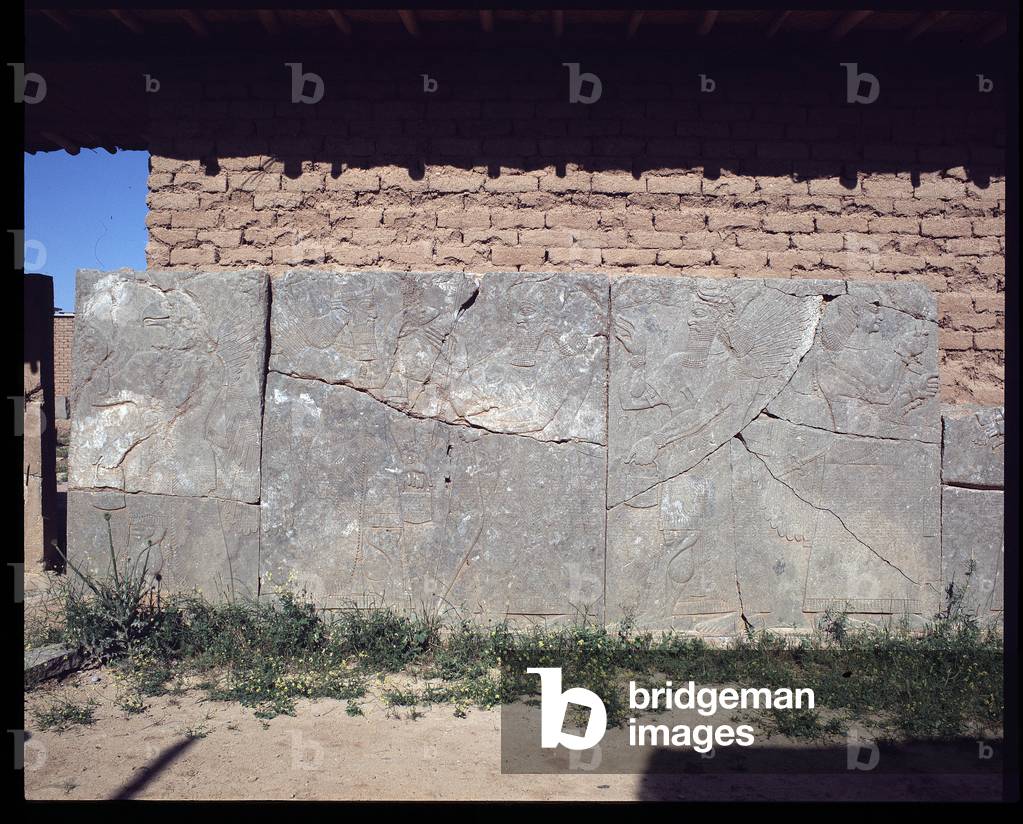 View of a relief, 9th-7th century BC