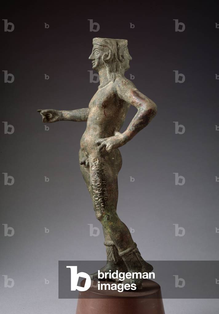 The divinity of design Culsans. Bronze sculpture, 3rd century BC