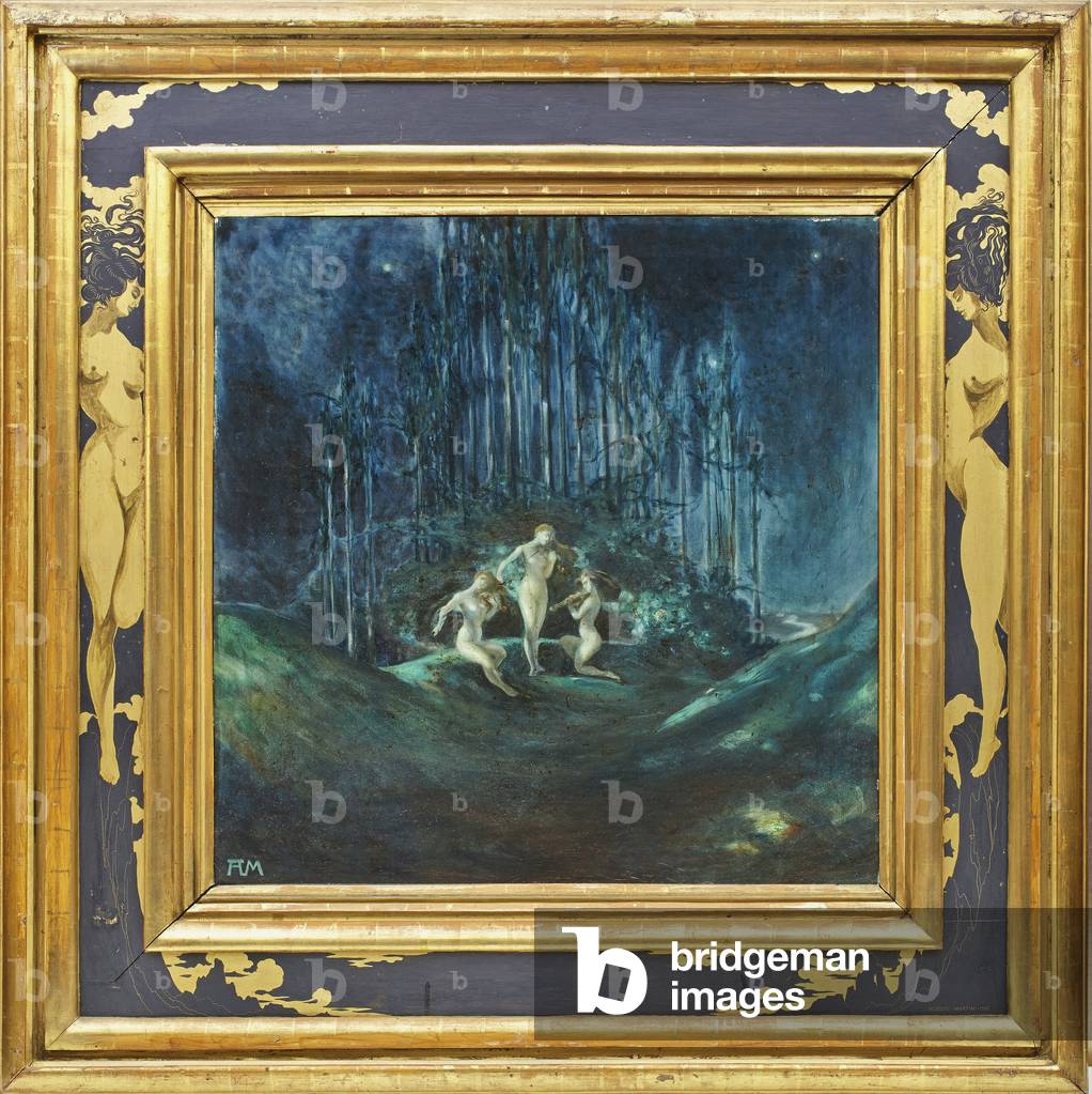 Nocturnal by Chopin(oil on canvas, 1906)