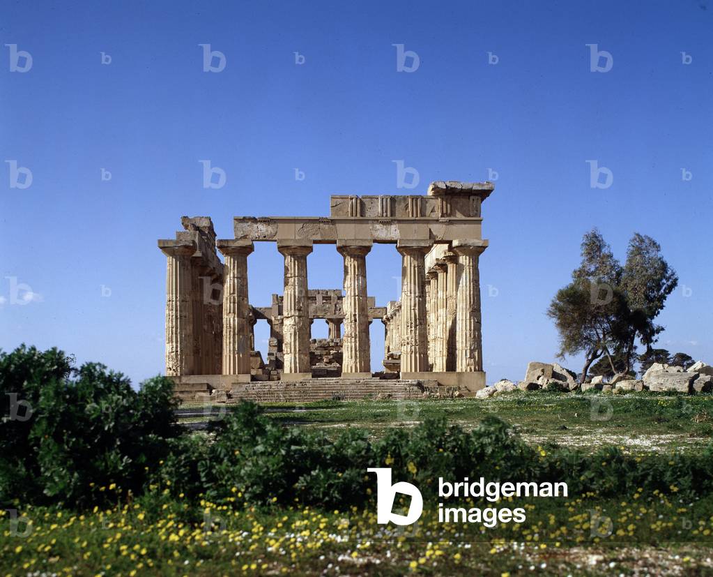 View of the temple E, eastern hill, 460-450 BC