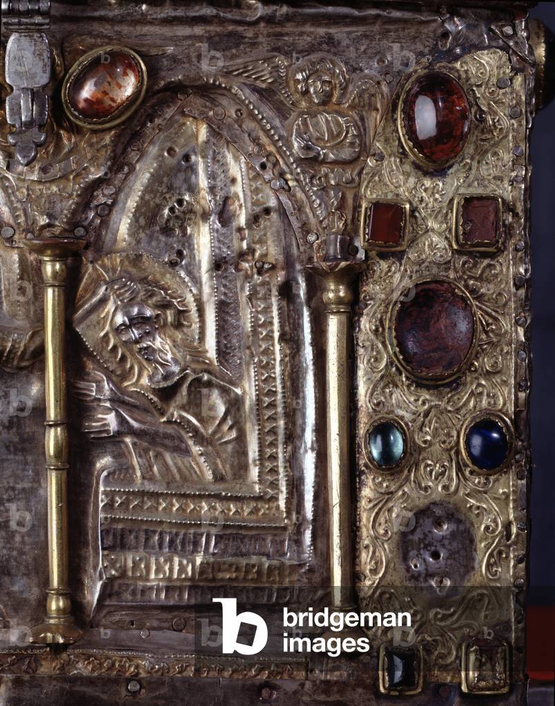 Ark of Barbarossa, with scenes of the life of St John the Baptist (wood, silver leaf and stones, 12th century)