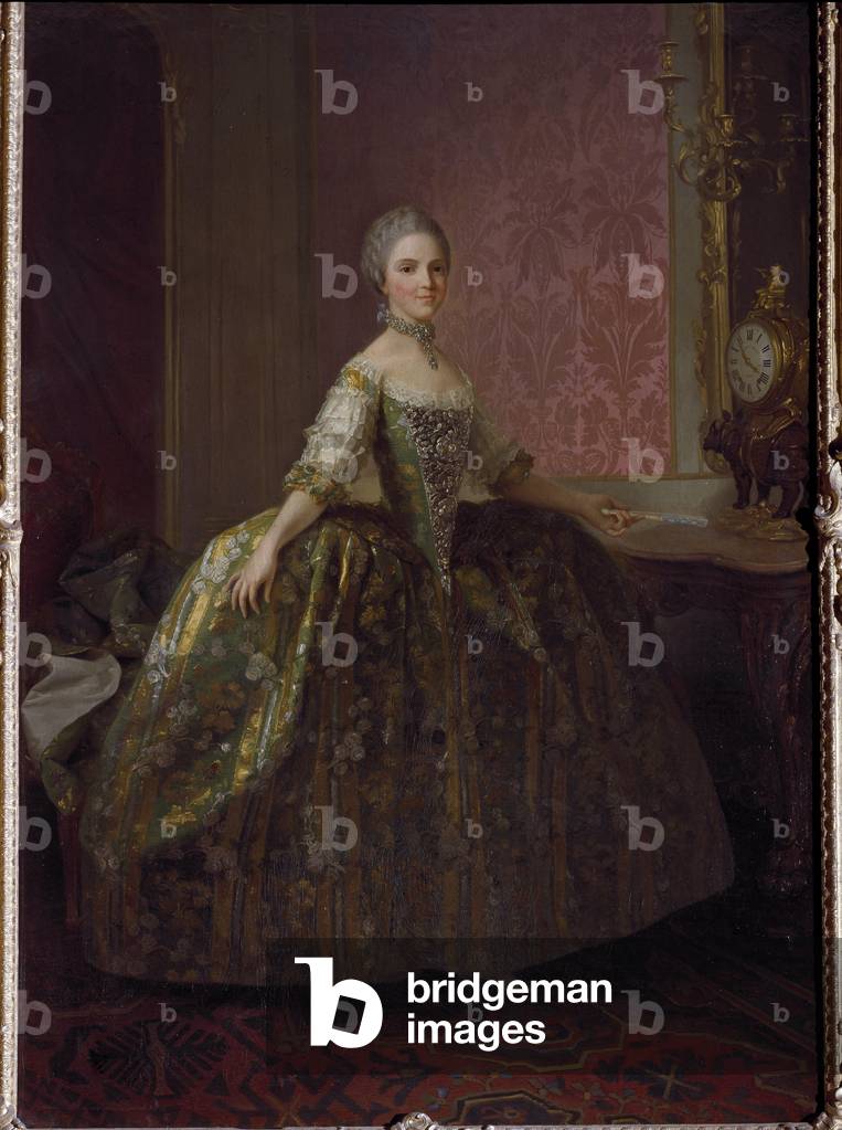 Portrait of Marie Louise (Marie-Louise) by Bourbon Parme (Bourbon-Parme) (1751-1819) Painting by Laurent Pecheux (1729-1821). Florence, Pitti Palace