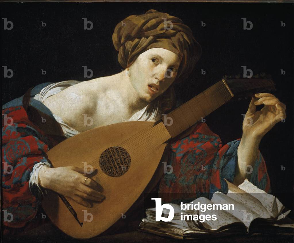 Immagine di Dipinto "Un liuto (Pittura" di Hendrick Jansz Terbrugghen
