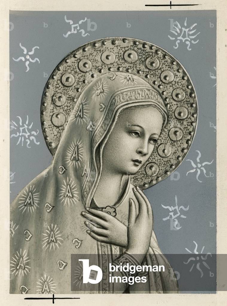 Pious image: the Virgin Mary (print)
