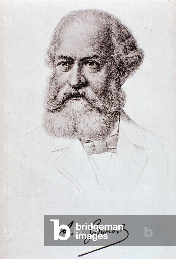 Portrait of Charles Gounod, 19th century (drawing)