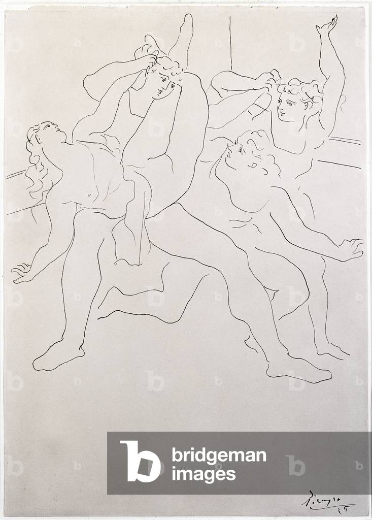 Bild von Zeichnung "Studienblatt" von Pablo Picasso