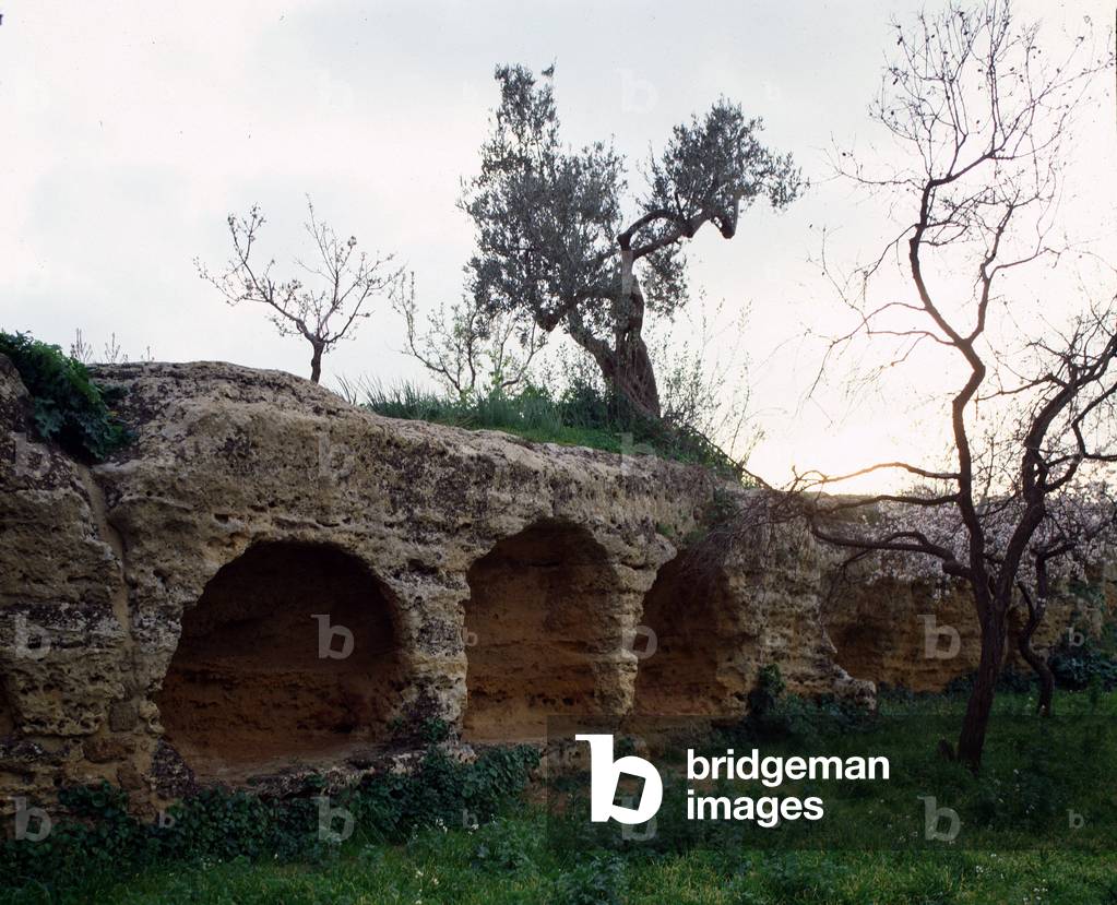 View of paleochristian necropolis, 4th century