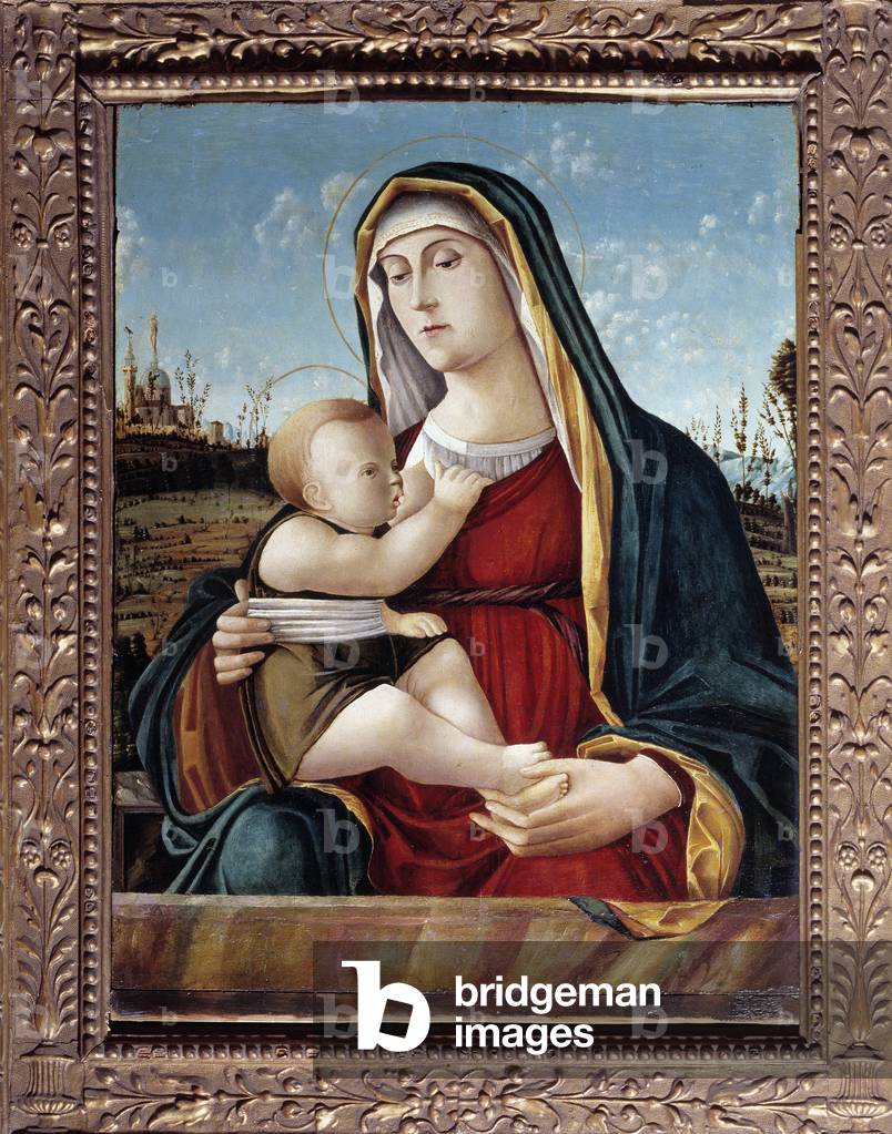 Image de Peinture représentant Madonna del Latte (peinture par Pasqualina da Venezia