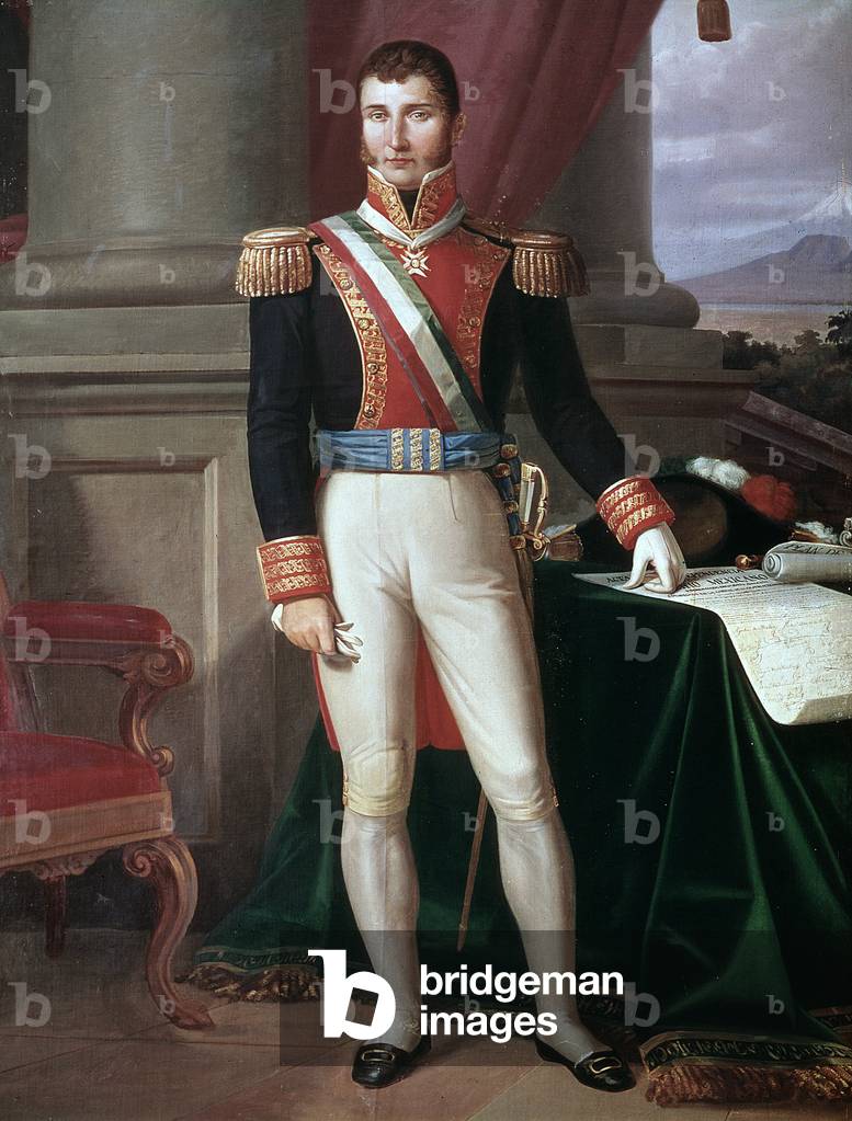 Portrait of the Mexican Emperor Agustin Iturbide (1783-1824) Anonymous painting, ca. 1821 National Historical Museum, Chateau de Chapultepec Mexico