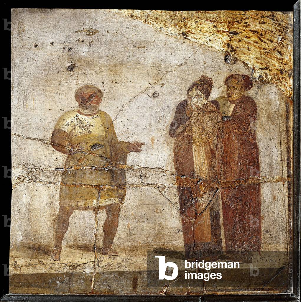 Theatre scene. 1st century (fresco)