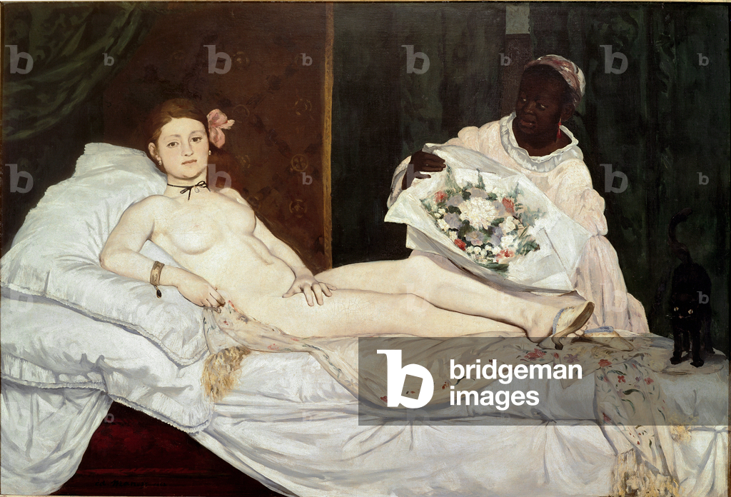 Olympia, dettaglio, 1863 (olio su tela)