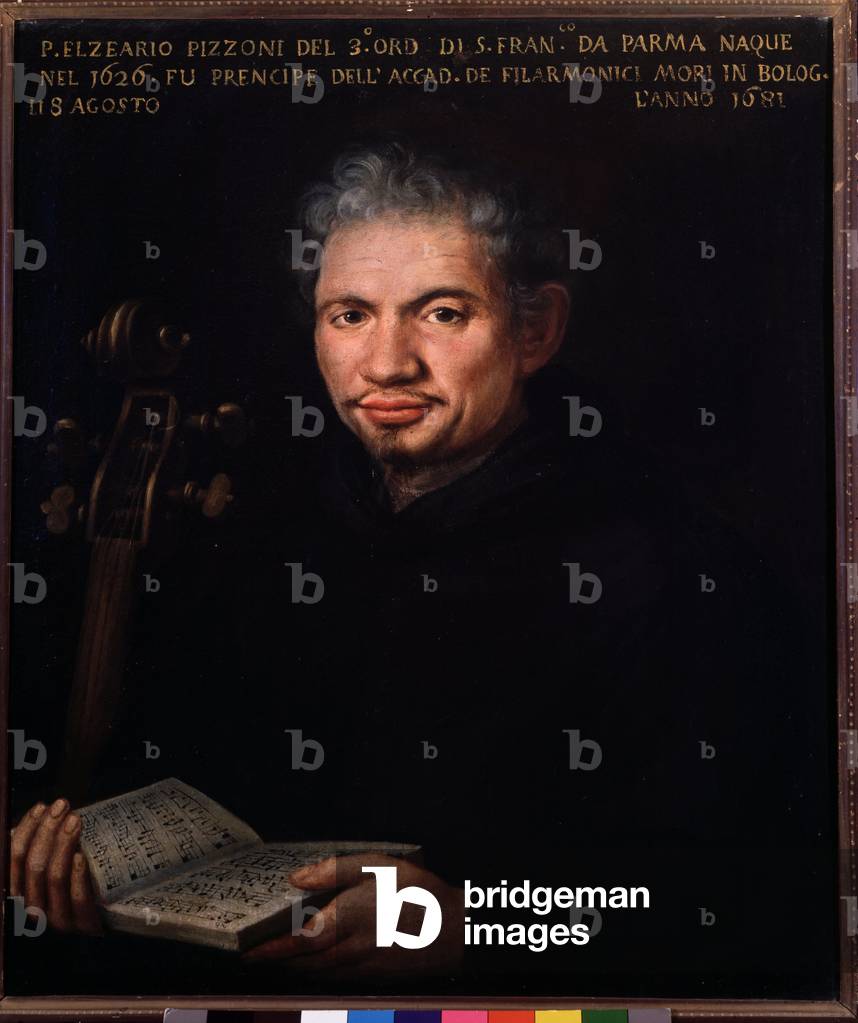 Portrait of Elzeario Pizzoni, Italian composer. 18th century (painting)