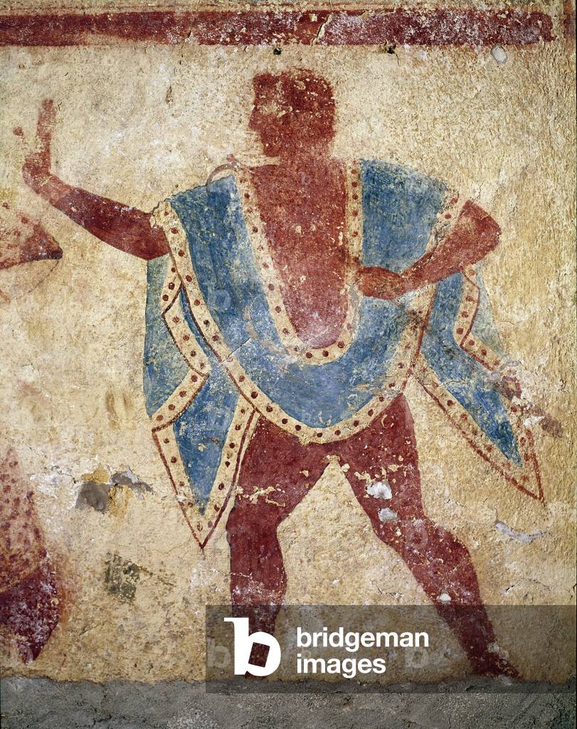 A dancer (Detail of a fresco, 5th century BC)