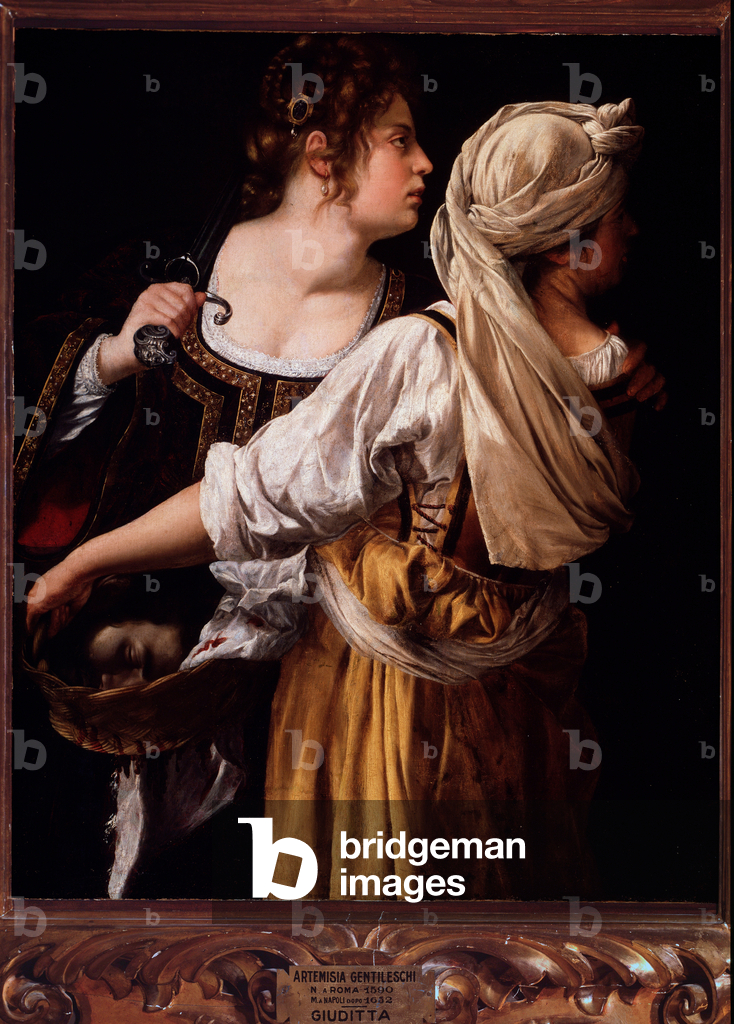 Image of Painting depicting Judith and the head of Holofernes 1620 by Artemisia Gentileschi