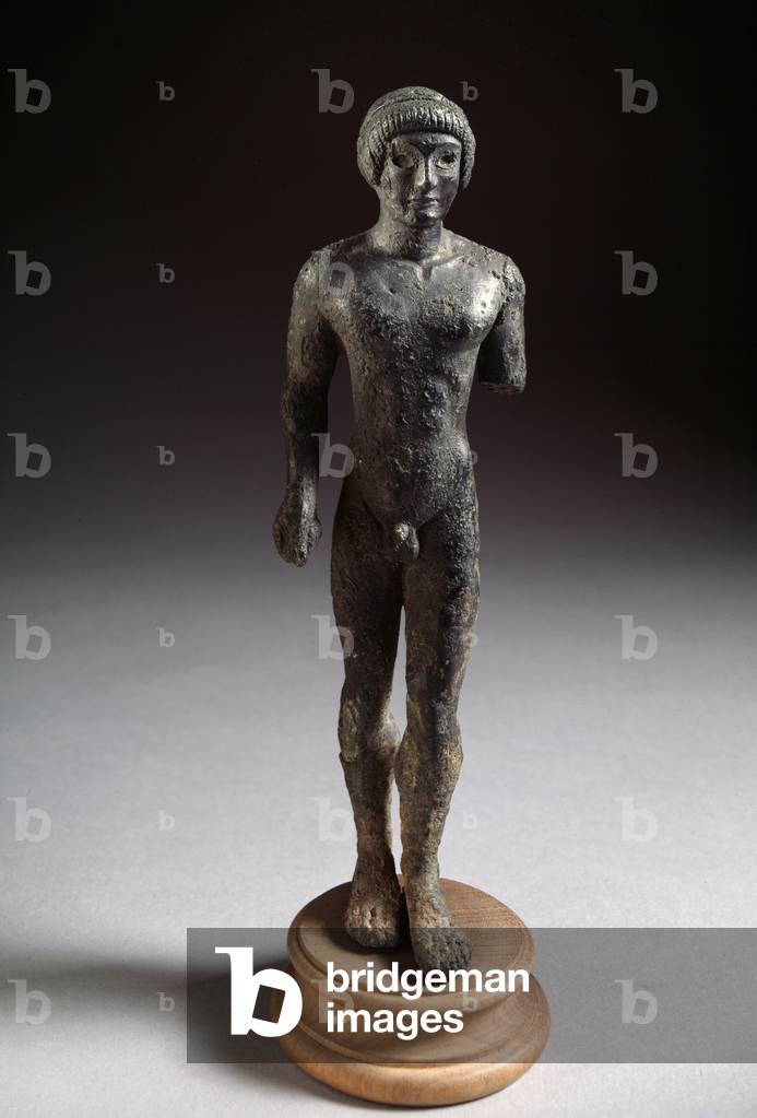 "Etruskische Zivilisation: „Kouros““ Bronzeskulptur" von Etruscan