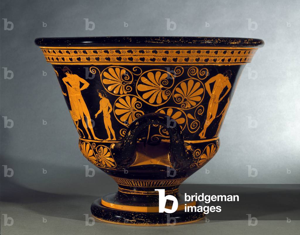 Cratere con figure rosse. VI-V secolo a.C. (terracotta)