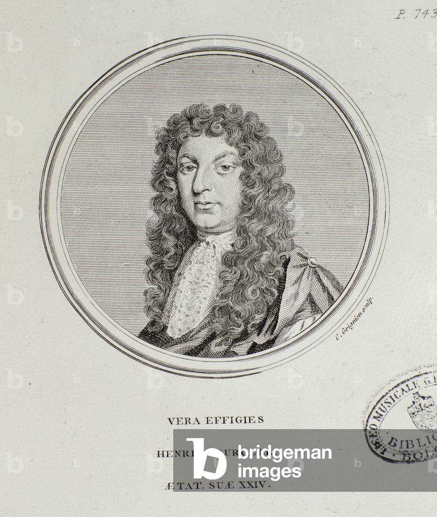 Portrait of Henry Purcell (engraving)