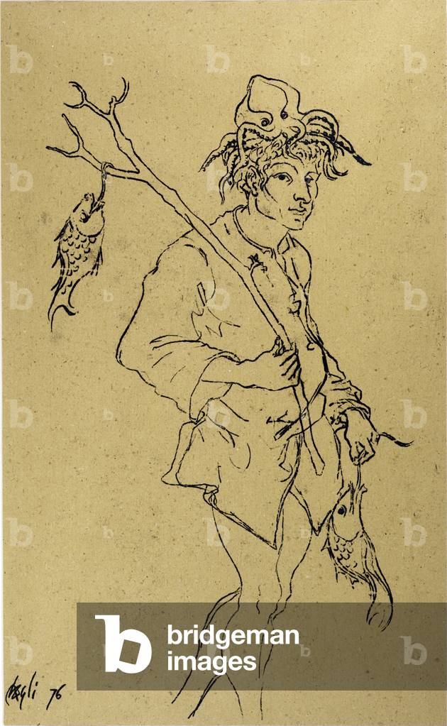 My Sign, 1976 (oil on paper)