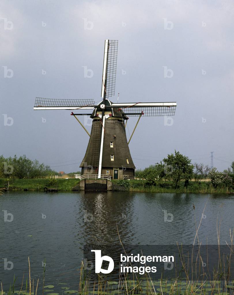 Windmills of Kinderdijk Molenwaard, 1740, Netherlands