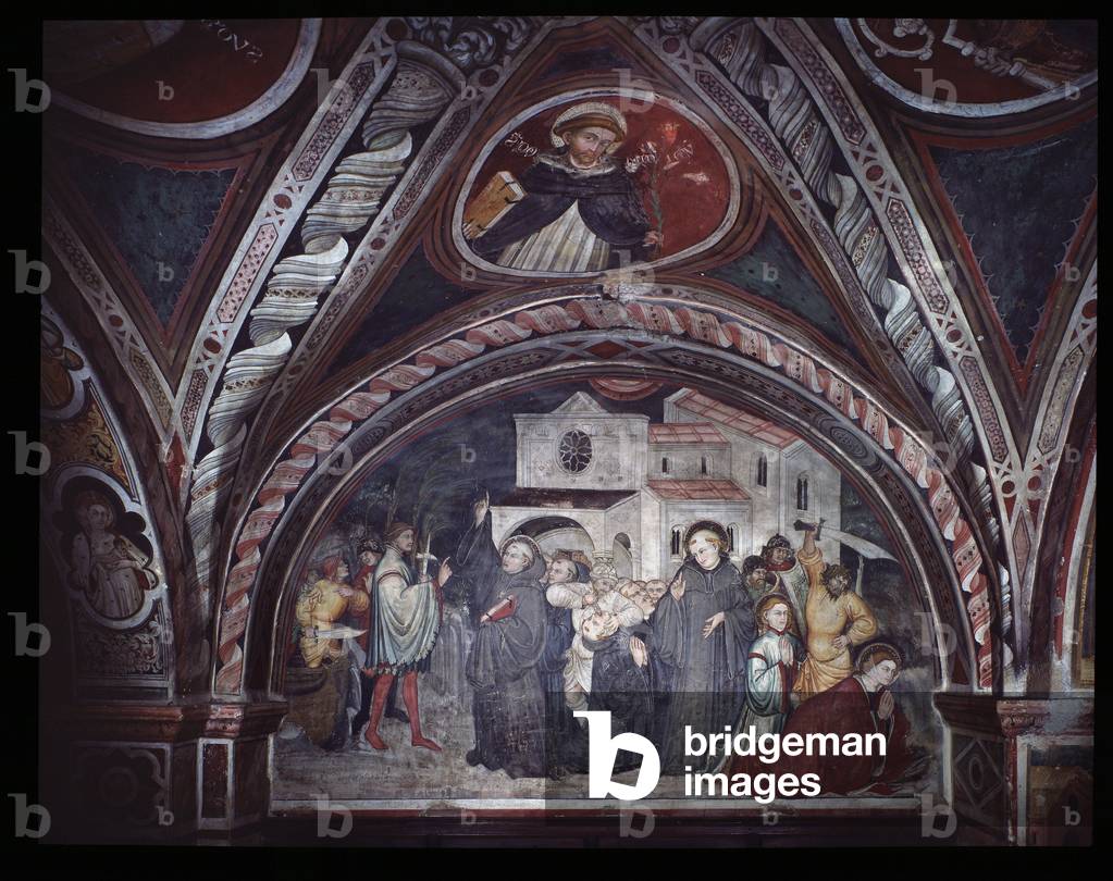 Bild von Gemälde "Martyrium des heiligen Placido - Fresken" von Italian School