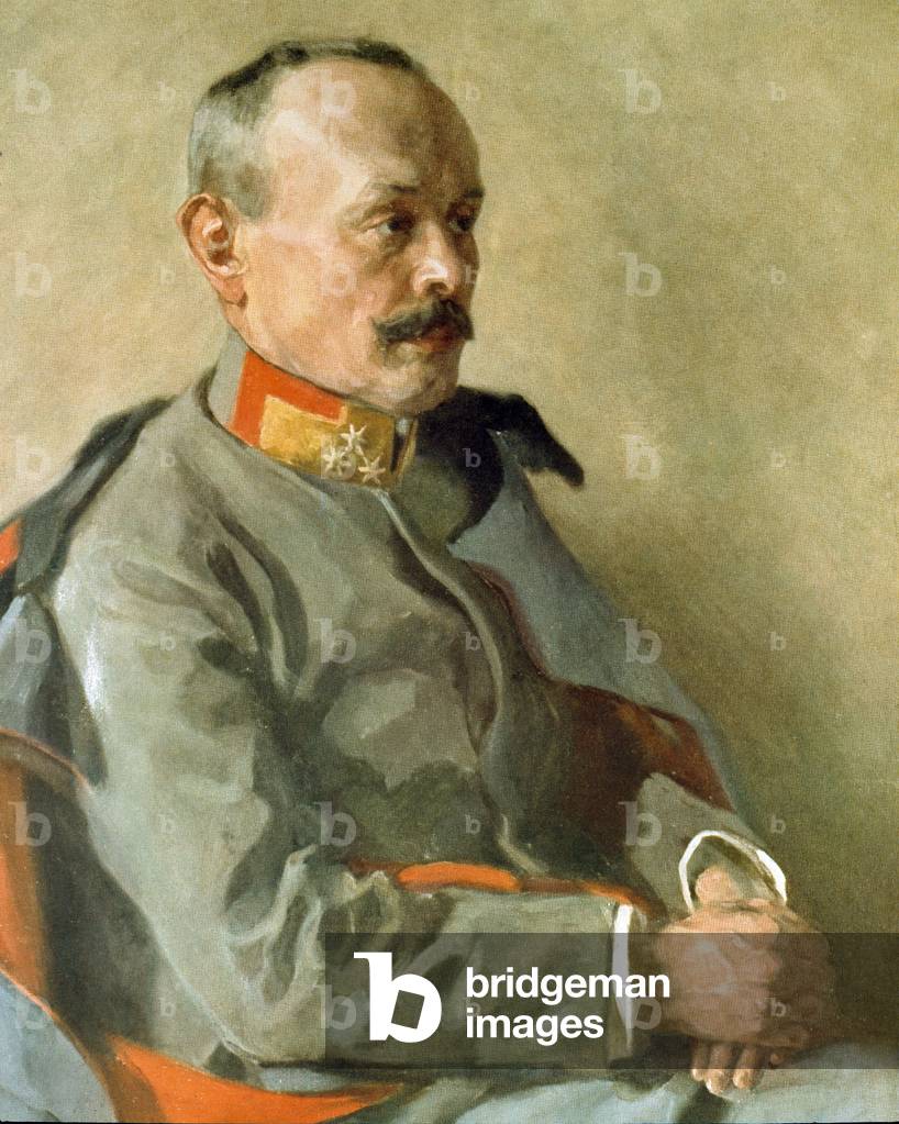 Ritratto del generale Svetozar Boroevic von Bojna, capo di stato maggiore austriaco (pittura)